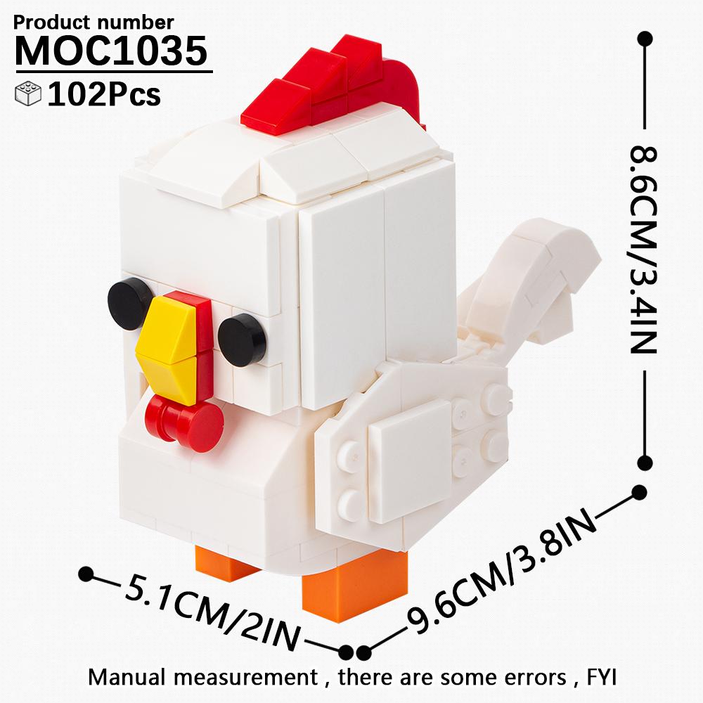 MOOXI Animal Series MOC Brick Panda Tiger Cat BrickHeaded Ser Model Adultes Building Block Kids Education Toys For Children Gift