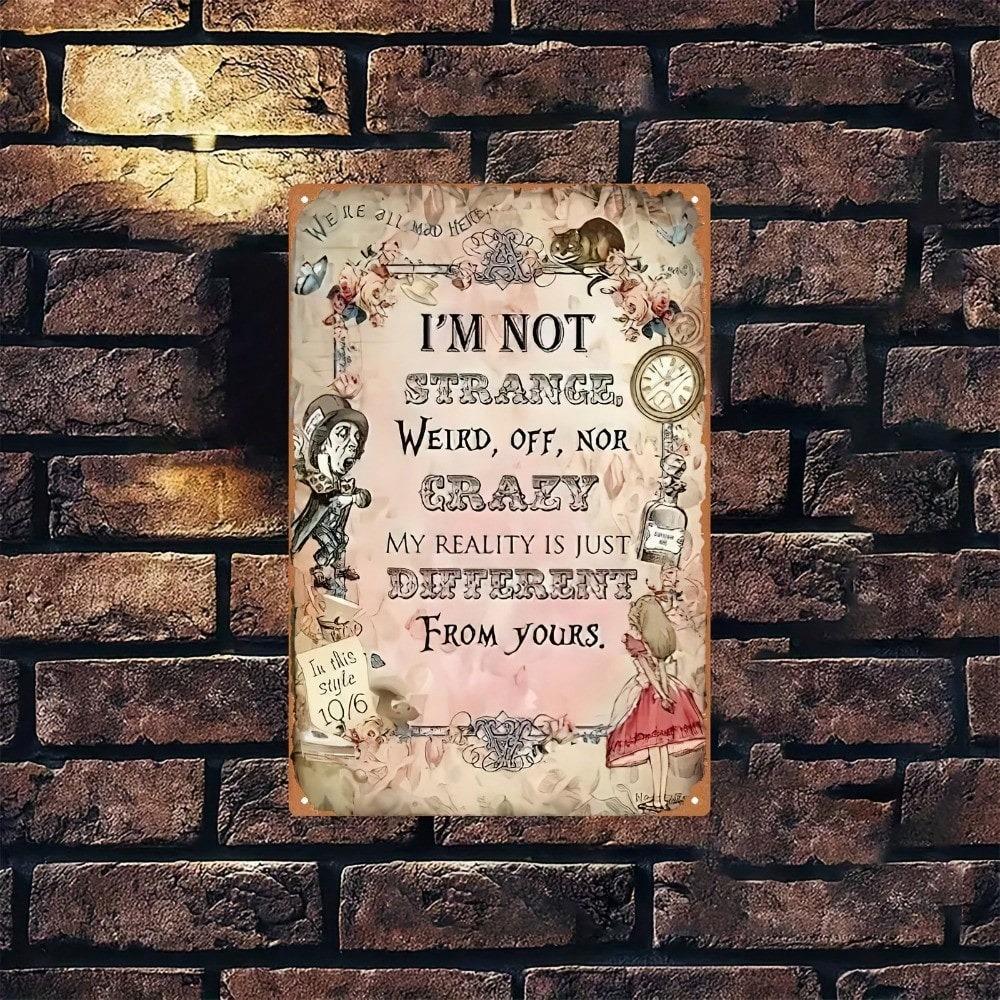 Funny Metal Tin Sign Novelty Home Decor Wall Art Bar Cafe Farmhouse Gift