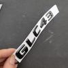 3D ABS Car Rear Trunk Badge Letters Sticker Logo GLC 43 BITURBO 4MATIC Emblem For Mercedes Benz AMG GLC43 X253 Accessories