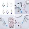 Cute Star Bead Tassels Pendant Phone Straps Lanyard Pocket Keychain Strap Backpack Charm Car Keys Decoration Chain