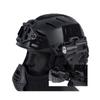 Maschera Airsoft con Occhiali Protezione Integrale Casco Protettivo per Paintball Festa Cosplay