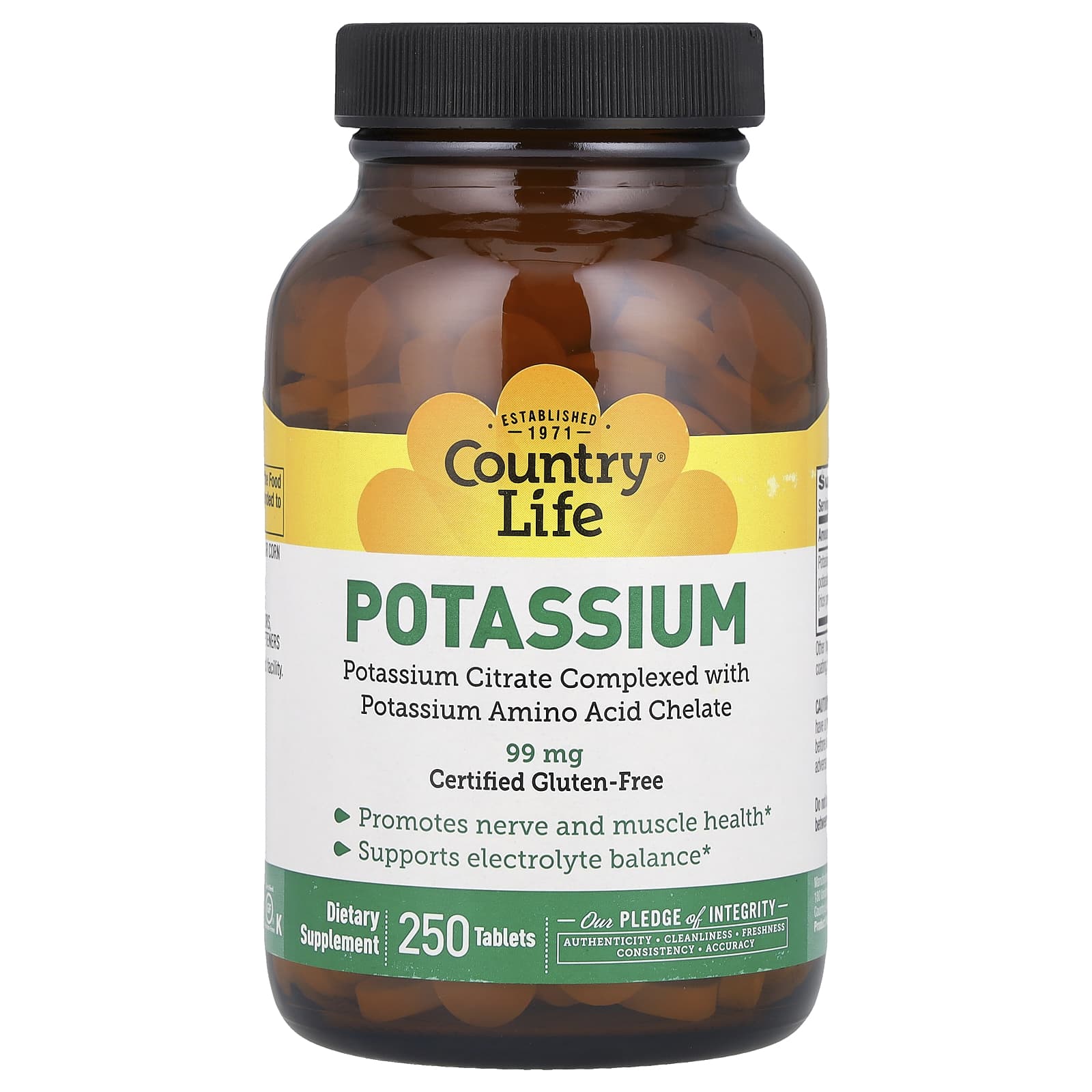

Potassium, 99Mg, 250 Tablets