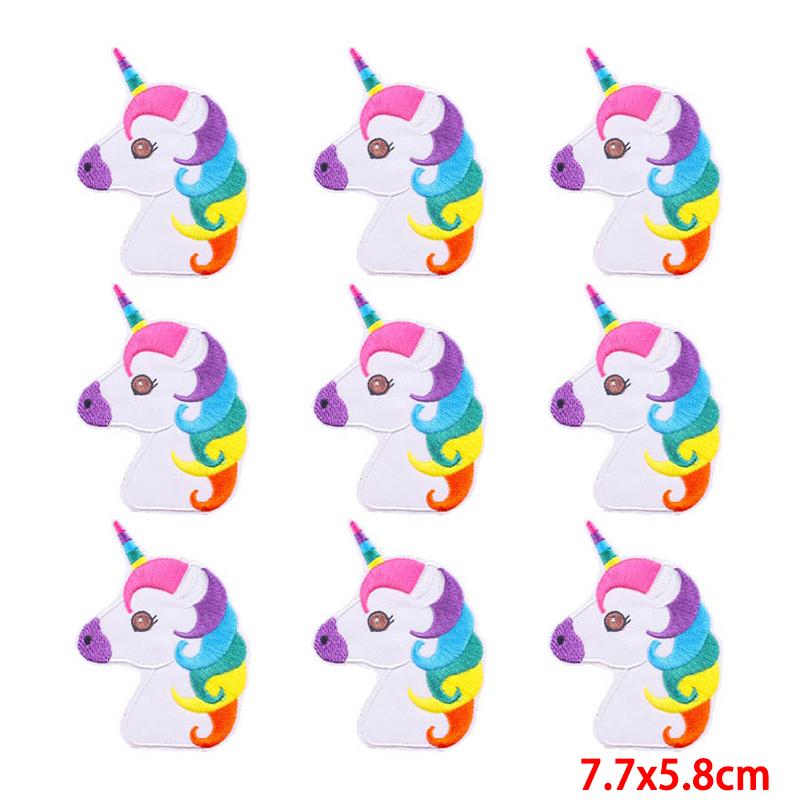 10 Pcs/lot Wholesale Embroidery Patch Iron On Patches For Clothing Patches On Clothes Jackets Decor Applique Sew Supplies