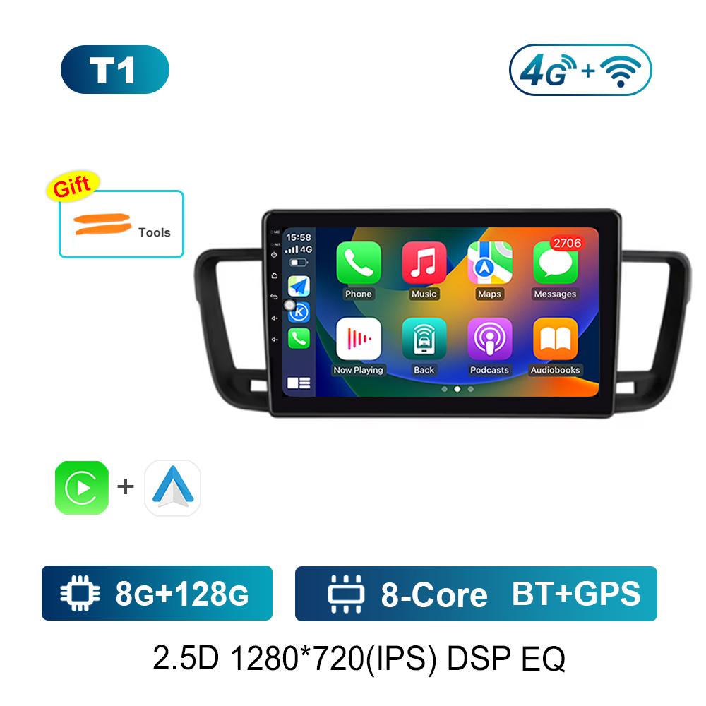 Wireless Carplay Car Video Multimedia player GPS Navi for Peugeot 508 2011 - 2018 WiFi Android Intelligent System 4G IPS Screen