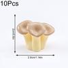 10pcs Mini Ornaments DIY Resin Mushroom Ornaments Cute Simulation Mushroom Black Fungus 11 Styles