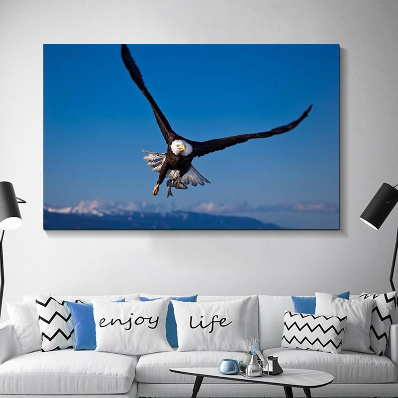 

НАДЕЖНЫЕ ИСКУССТВА Холст Картины Летающий Орел Животные Фотографии Домашнее Настенное Искусство для Гостиной Плакаты и принты Украшение Дома 21x30cm No Frame