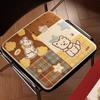 Thick Soft Chair Cushion Cartoon Office Seat Mat Decorative Warm Seat Cushion  Bedroom