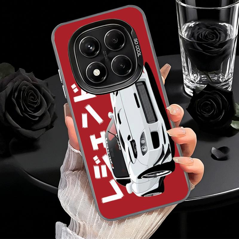 JDM Tokyo Drift Sports Car Soft Phone Case for Xiaomi Redmi Note 13 14 15 Pro Plus 12S 12 11S 11 11T 10S 10 Shockproof Cover Bac