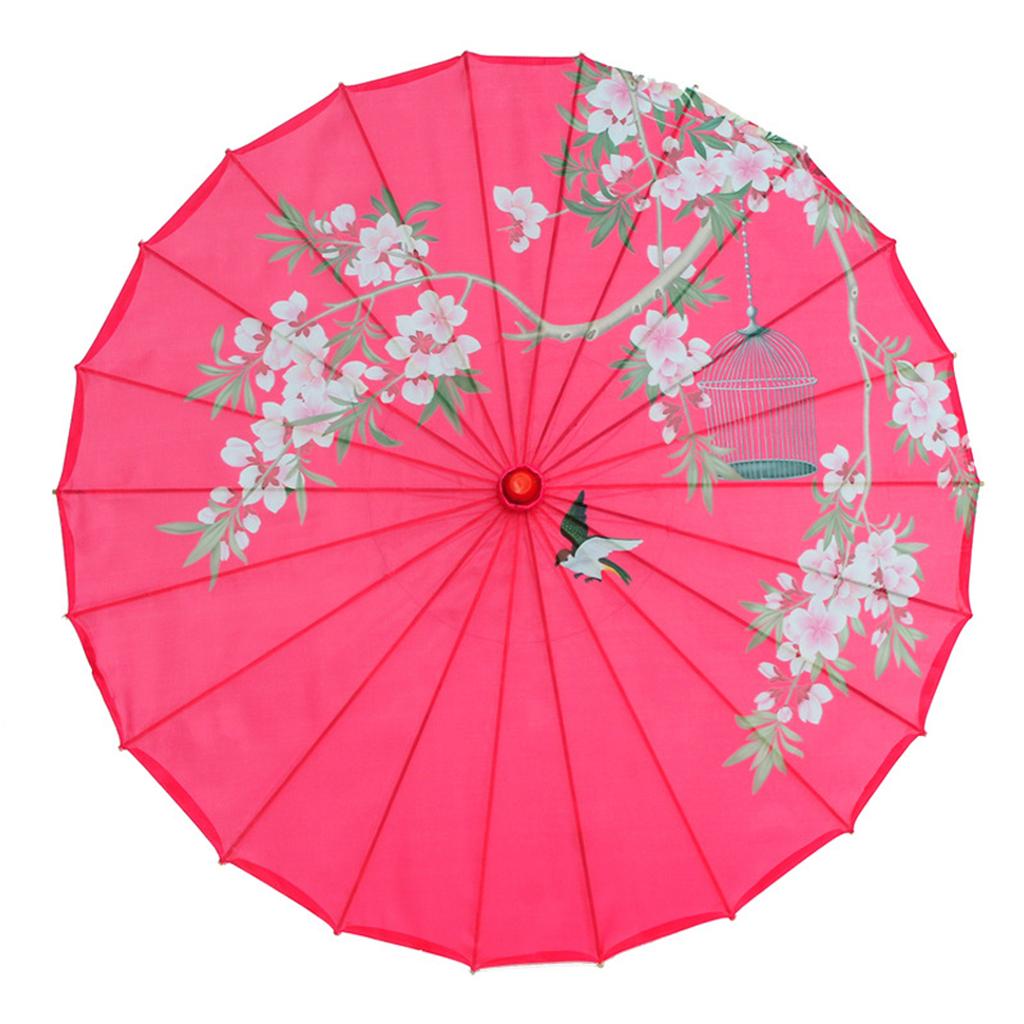 Parasol z papieru olejnego w stylu chińskim, wodoodporny, dekoracyjny, rzemieślniczy, parasol do Hanfu, Qipao, na pokazy, klasyczny parasol do tańca, do zdjęć