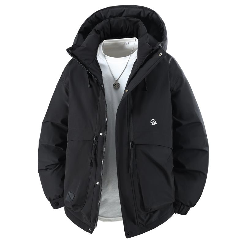 Plus Size 5XL-12XL Fashion Winter Men's Jackets Hooded Waterproof Casual Loose Thick Warm Oversize Outerwears Men Coat