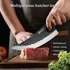 Professional Kitchen Knife Forged Butcher Knife Wooden Handle Stainless Steel Boning Knife Cutter Full Tang with Cover