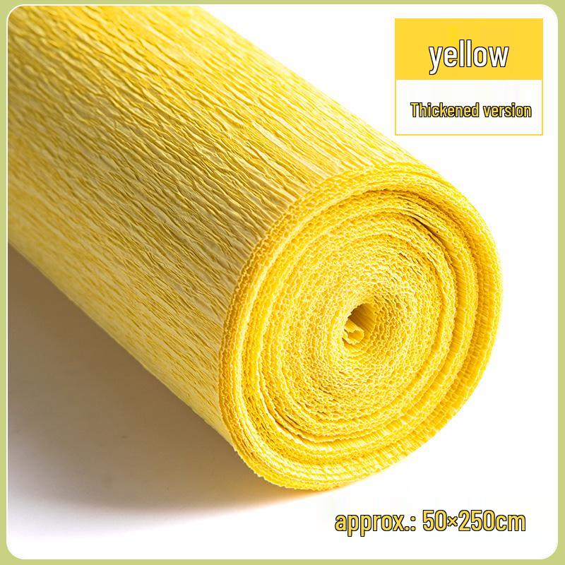 Packung dickes grünes Krepppapier für handgefertigte 3D-Blumen, ideal für Bastelarbeiten in Grundschule und Kindergarten