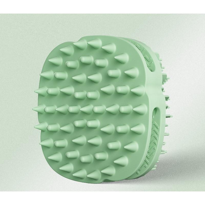 

2-In-1 Silicone Bath Towel Exfoliating Brush, Dual-Sided Body Scrubber With Soft Bristles And Massage Comb With Hanger Loop