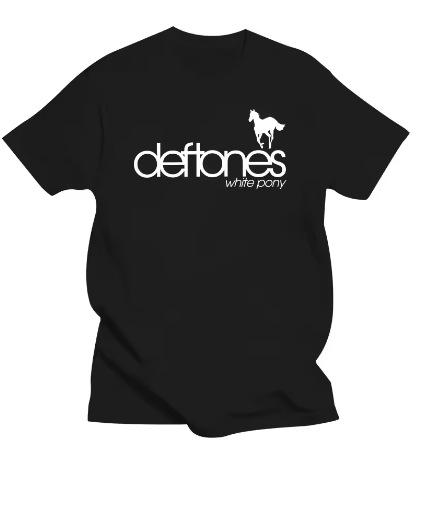Fashion Women's T-Shirt Horror DEFTONES Skull T-Shirt Men's Harajuku Gothic Black T-Shirt Summer Boy Girl Street