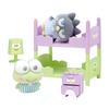 Bandai Petit Tomo Sanrio Characters Kerokerokeroppi & Badtz-Maru Bed Set, Ages 3 and Up