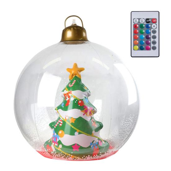 

24 надувной новогодний шар со светодиодной подсветкой уличный надувной ПВХ-мяч Christmas Tree
