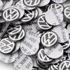XMZSA1 10Pcs Black 3D Car Styling Remote Control Key GTI Logo Small Sticker for VW Jetta Golf Beetle CC EOS R32 MK4 golf 4 motion MTM