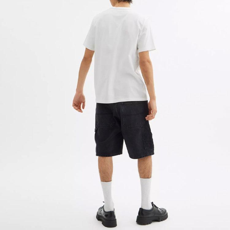 Coach Horse And Carriage Print Cotton Short Sleeve T-Shirt Men Tops White CBD24-WHT
