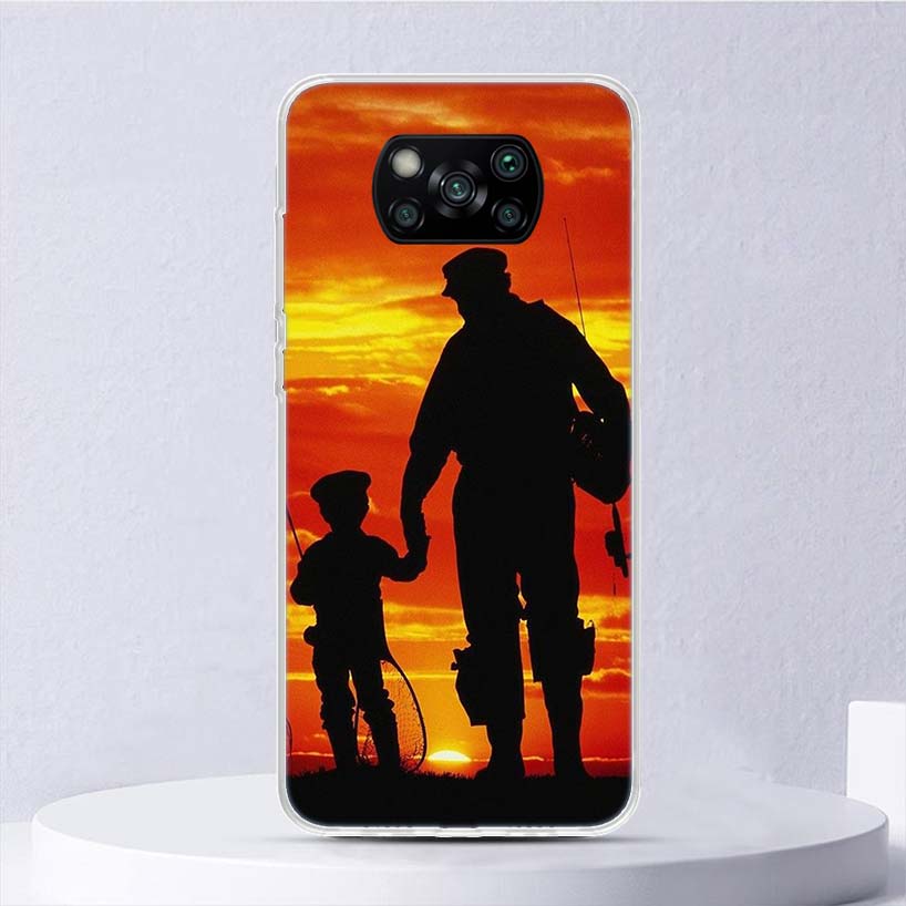 Hunting Fishing Man Soft Case For Xiaomi Poco X7 X6 X5 X4 X3 Nfc F7 Ultra F6 F5 Pro Phone Cover F4 Gt F3 M5S M4 M3 M5 M6 Coque
