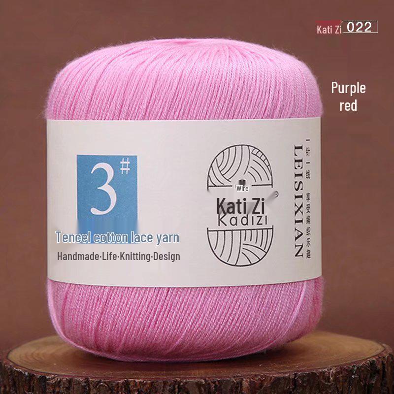 Mercerized Cotton Lace Yarn No. 3: DIY Hand-Knitted Crochet for Children - Spring/Summer Sweater & Coat - Free Shipping