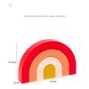 Baby Montessori Rainbow Building Blocks Wooden Toy DIY Stacking Balance Game Educational Color Cognitive Blocks Children Toys