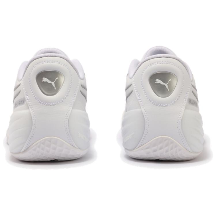 Puma All-Pro Nitro Comfortable Lightweight Shock Absorption Slip Resistant Anti-Twist Low Top Basketball Shoes Unisex Sneaker White 311343-01