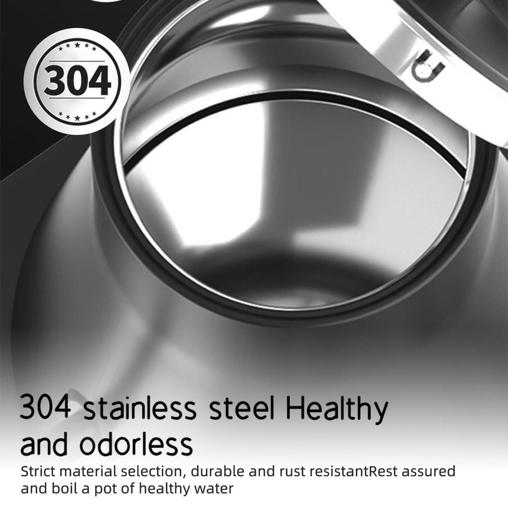 1200W 0.9L High Power Electric Gooseneck Kettle Stainless Steel Water Boiler Large Capacity NTC Temperature Control Tea Kettle