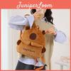 Cartoon Capybara Plush Backpack For Girls And Boys With Large Capacity For Daily Use