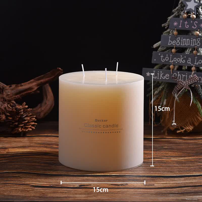 LIEI Classic Ivory White Smokeless Cup Candle