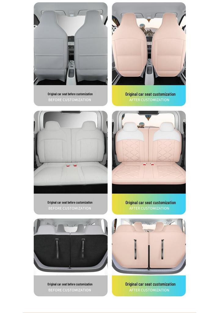 2023 Wuling Qingkong Four-Seater Full Coverage Seat Covers - Standard & Advanced Edition