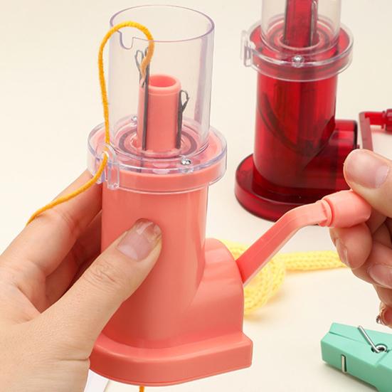 Τυλιχτής Κορδονιού Μανιβέλα Χειρός Συμπαγές Μέγεθος Αποτελεσματικός Οργανωτής Κορδονιού Πλεξίματος DIY Χειροτεχνία Φορητή Μηχανή Πλεξίματος με Κουβαρίστρα