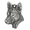 Basenji, African Bush Dog, Congo Dog - Silver-plated Dog Pendant, Handbag Decoration, Backpack Pendant by Art-Dog Brand