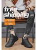 Men's Warm Velvet Canvas Shoes: Winter Slip-on Soft Sole Toad Trend