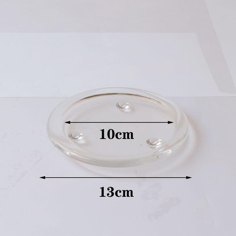 High Borosilicate Glass Windproof Candle Cover for Wedding Candelabra and Buddha Butter Lamp