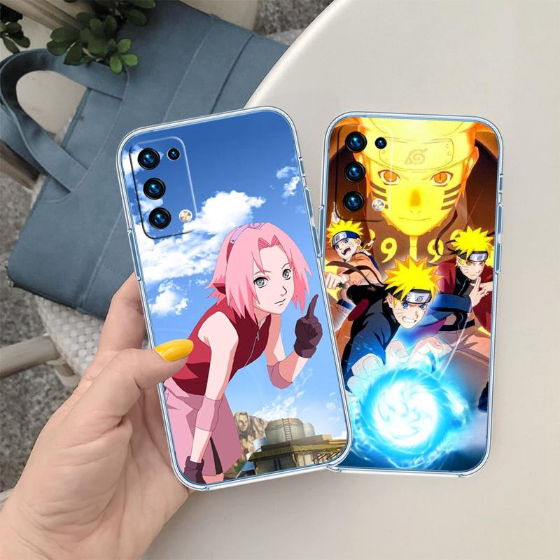 Naruto Anime Transparent Phone Case for Samsung Galaxy A04 A04S A14 A23 A34 A54 M23 M33 M52 M53