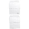 Strix Design Corrugated Paper Napkins, White, 6-Fold, 1000 Sheets, Made in Japan, 25 x 25mm, For Commercial Use, Restaurants, 6-Fold, DR-436