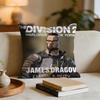 Game Tom Clancys The Division 2 Cushion Cover Short Plush Pillowcase for Bed Sofa Carwashable