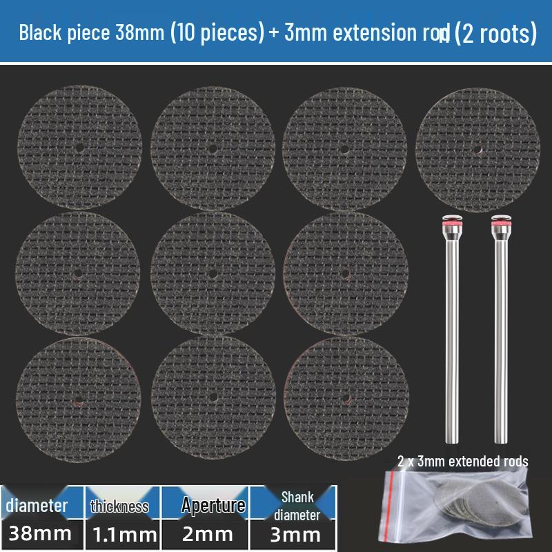 Small Resin Cutting Disc for Metal - Double Mesh Saw Blade & Mini Grinding Wheel
