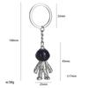 Custom Space Rabbit Astronaut Keychain Pendant