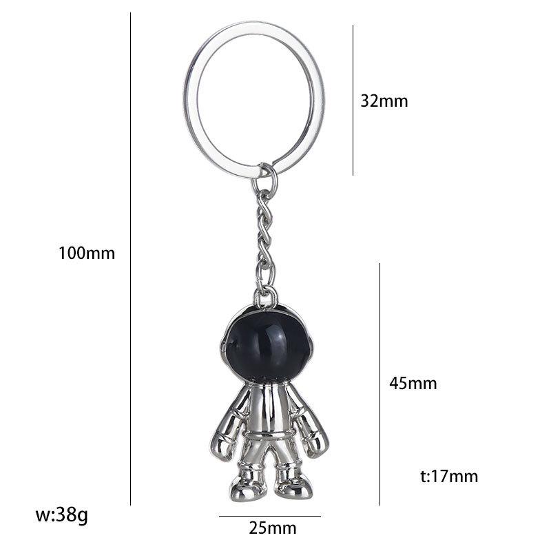 Custom Space Rabbit Astronaut Keychain Pendant