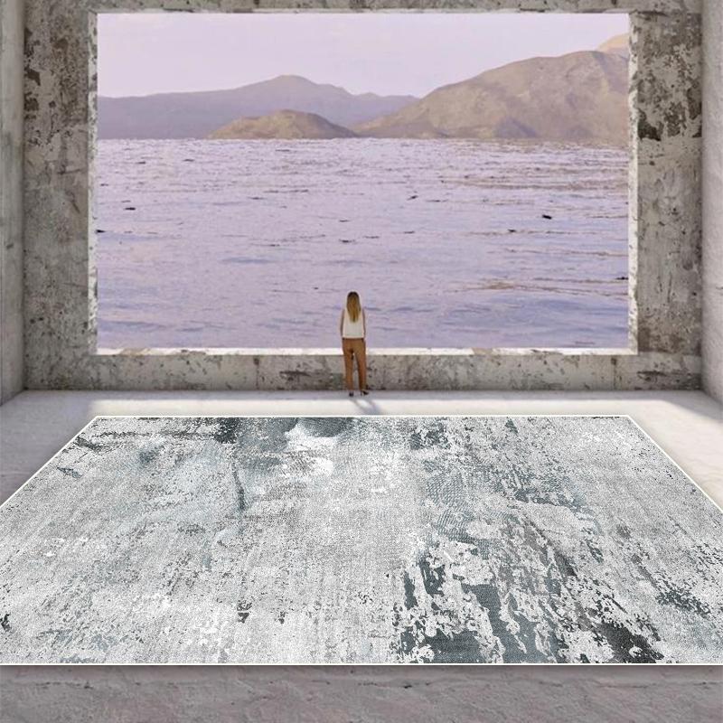 

Modern Abstract Carpet Living Room Home Decoration Aesthetic Outdoors Lint-free Non-slip Rugs Lounge Washable Coffee Tables Mats 60*90cm