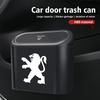 Pattumiera per Auto con Coperchio Contenitore Rifiuti Scatola Portaoggetti Accessori Interni Per Expert Rifter 206 307 308 3008 207