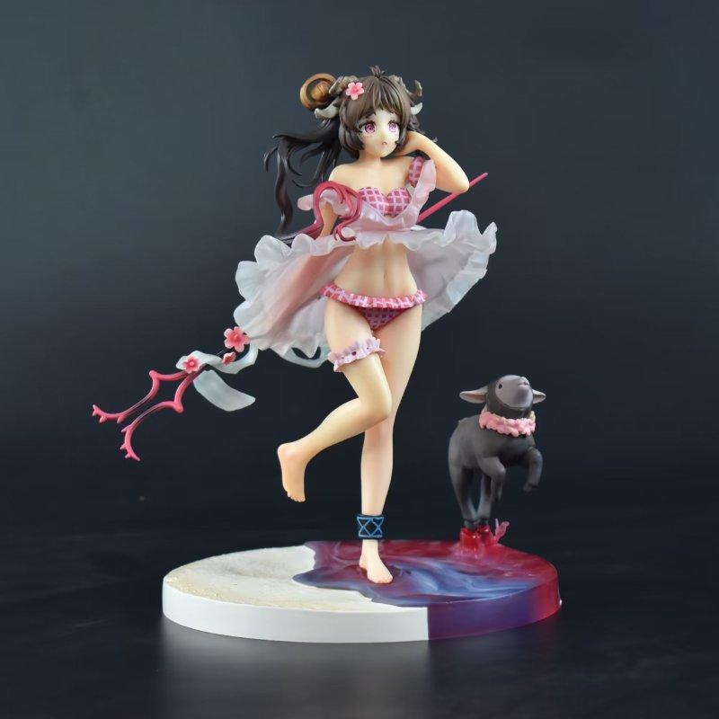 Arknights Eyjafjalla Summer Petals FA018 Ver Anime Figur Spielzeug Spiel PVC Action Sammeln Geschenk Modell Puppe