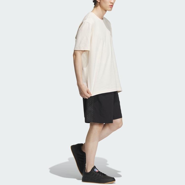 adidas Originals Monogram Shorts 'Black' Men's IN1046