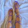 Fashion Shoes for Women 2025 Summer Fashion Gladiator Ladies Sandals Studded Pinch Toe  Straps Flat Casual Shoes Sandalias De Mujer