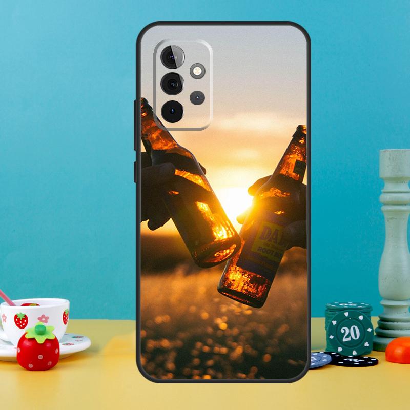 Beers Alcohol Summer Bubble Case For Samsung Galaxy A15 A16 A05 A26 A36 A56 A52 A53 A33 A13 A34 A54 A14 A35 A55 A22 A32