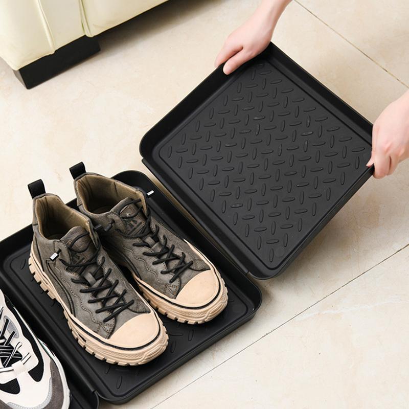1/2/3Pcs Boot Tray Heavy Duty Shoe Mat Trays Car Shoes Storage Tray Dog Cat Bowl Mats Multifunctional Under Seat Container Box