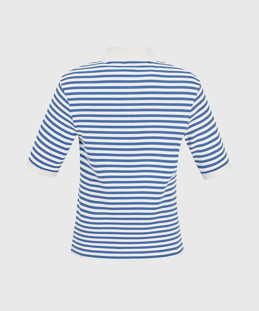 DUVETICA Essine Polo (Blue) (Women'S Short-Sleeve Collared Shirt)