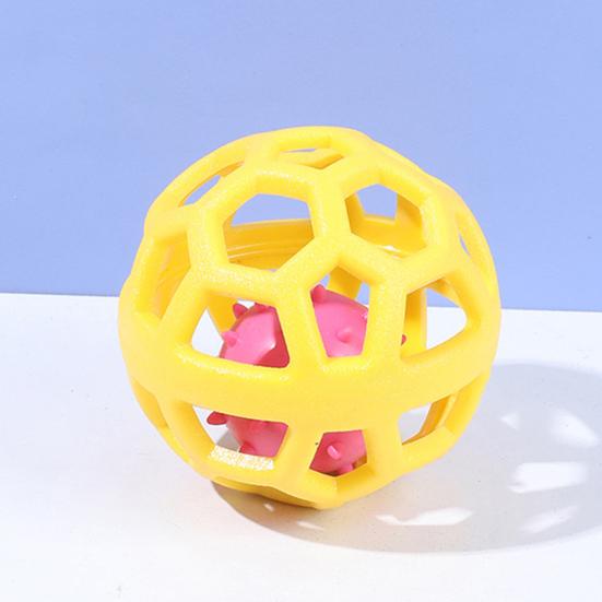 Dog Toys for Interactive Training Durable Chew Toys with Sound Hollow Design Cleans Tartar and Stimulates Play for Medium Large Dogs Pet Toys
