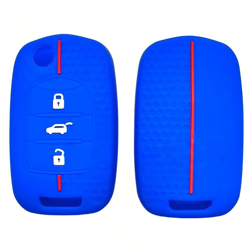 Silicone Car Key Case for Chevrolet N400 Tornado Glory V Baojun 510 560 630 730 EV Rubber Remote Cover Shell Protector Accessory